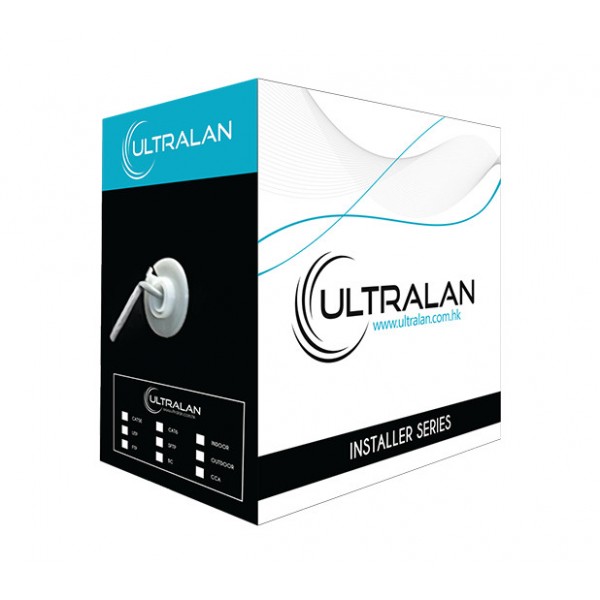 ultralan installer series cat6 bare copper solid utp (305m)